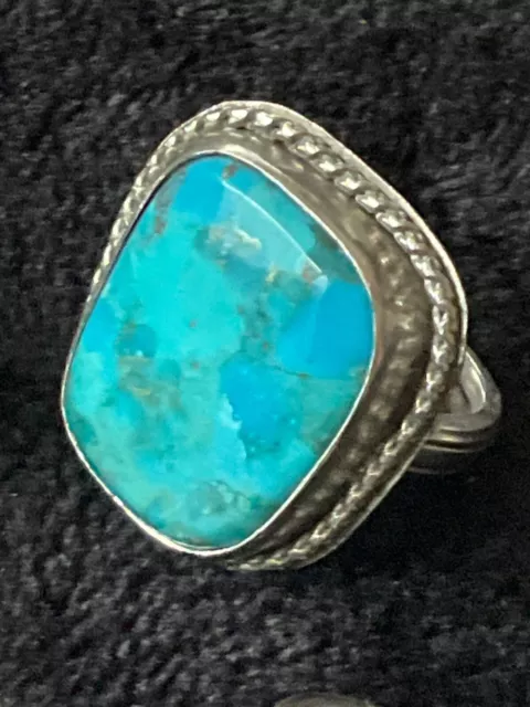 NATVE STYLE MENS sterling silver and Turquoise ring size 10 $15.00 ...