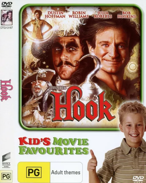 HOOK DVD (REGION 4) VGC Kid's Movie Favourites Robin Williams