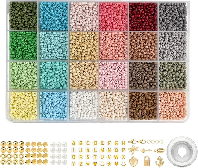 Kit 900 Pezzi Bigiotteria Fai Da Te - Perline Pietre Naturali, Ciondoli, Accessori Per Gioielli - Foto 3