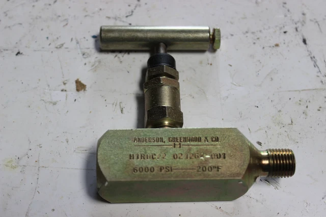 Vanne Neuve Tescom Anderson Greenwood M9VIS-44 - 6000 Psi - 1/2 NPT - Avec Emballage Usine