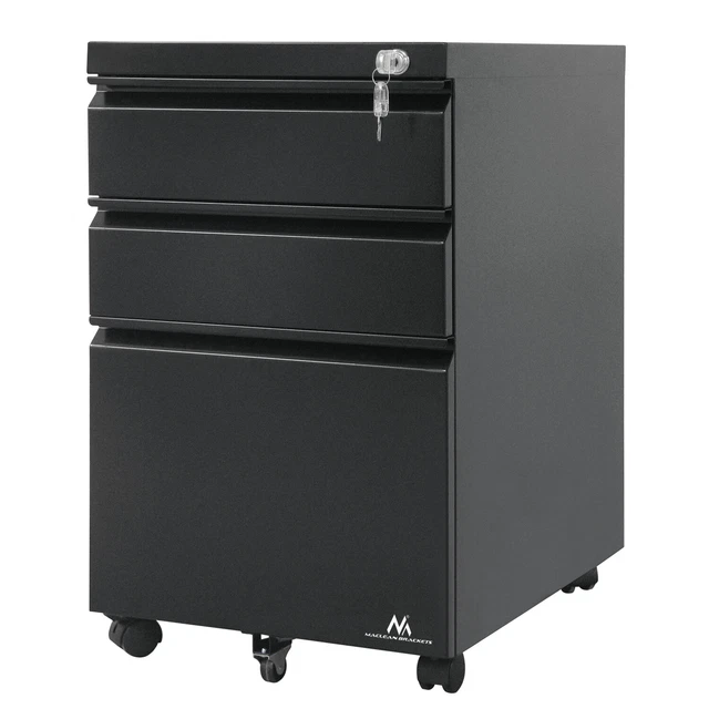PORTABLE UNDER DESK Filing Storage Drawer Lockable Wheels