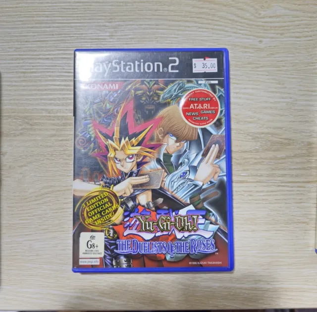 Yu Gi Oh Duelists Of The Roses PS2 Playstation 2 Pal With Manual