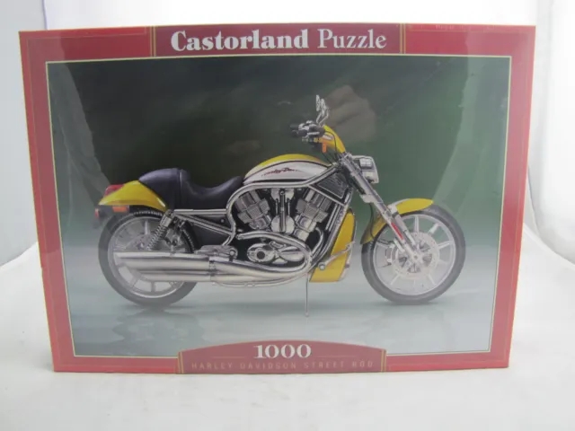 C-101580 Castorland Puzzle Harley - Davidson Street Rod 1000 teile Rarität
