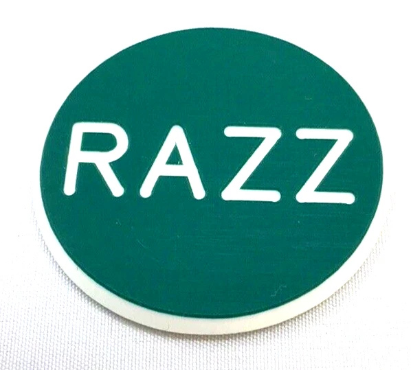 Lammer 1.25" RAZZ (GREEN/WHITE) ****~BRAND NEW~*****:E