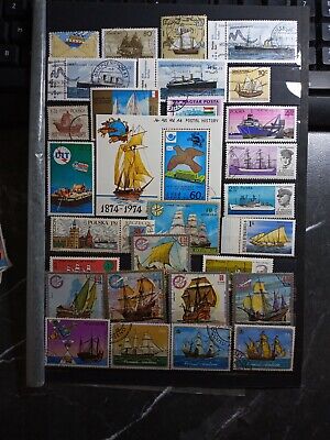 Navires Ships Barcos LOT TIMBRES TIMBRES SELLOS STAMPS 