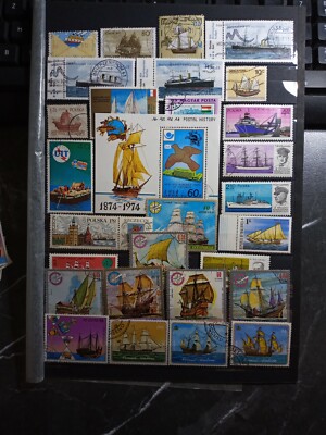 Navires Ships Barcos LOT TIMBRES TIMBRES SELLOS STAMPS 