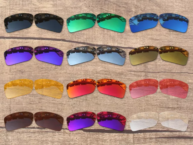 Vonxyz 20+ Color Replacement Lenses for-Oakley Double Edge OO9380 Sunglasses