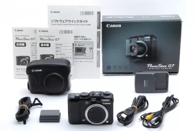 [NEAR MINT w/Box] Canon PowerShot G7 10.0MP Compact Digital Camera From JAPAN