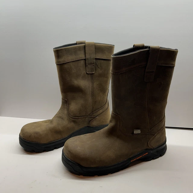 DANNER® CRAFTER WELLINGTON MEN'S 11” BROWN WORK BOOTS 12455 SIZE 9 £