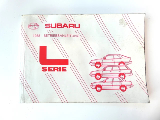Subaru L Series A139GG Manuale del proprietario Manuale del proprietario