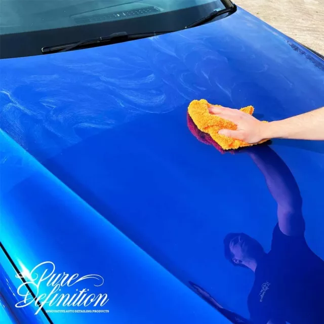 Carnauba Autowachs leuchtend glänzend rantenlos Mikrofasertuch 750ml reine Definition 3