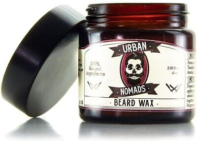 Bálsamo y cera para barba Urban Nomads 60 ml acondicionador antibacteriano y karité de estilo