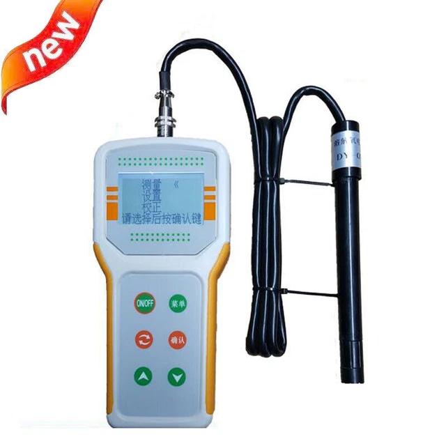 Digital Dissolved Oxygen Detector Meter Water Quality Tester Analyzer Monitoring