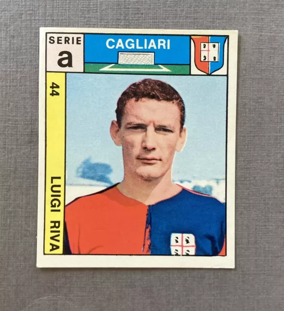 1969 Luigi Gigi Riva Rare Card/Figure Imperia 1970 Cagliari Legnano Italy