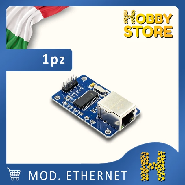 MODULO ETHERNET SCHEDA LAN ENC28J60 HR911105A Arduino Pic #008 EUR 6,60 ...