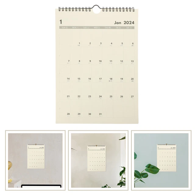 CALENDARIO TEDESCO 2024-2025, Calendario Da Parete Festivo, Calendario Da Appendere Per