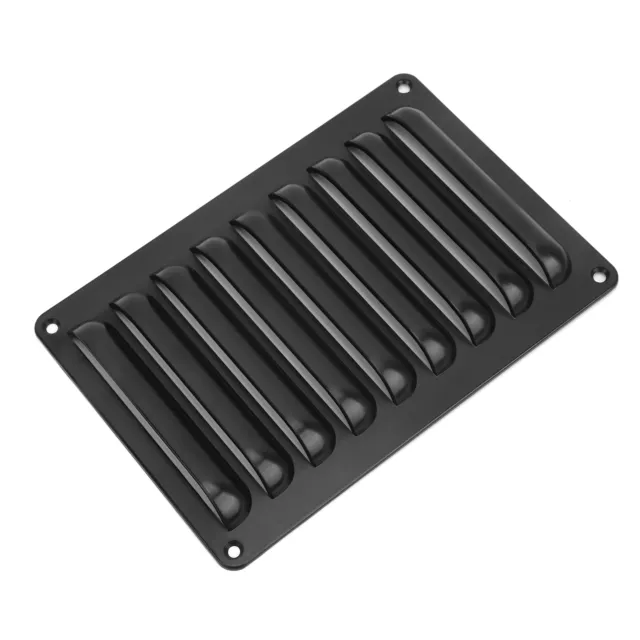 RV Grill Vent Panel Abrasion Resistant Black For Yacht Buses Exquisite Air