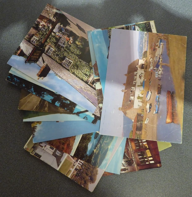 Colour Postcards  x 19 Bulk Buy Job Lot Mainly Great Britain Topographical Set D