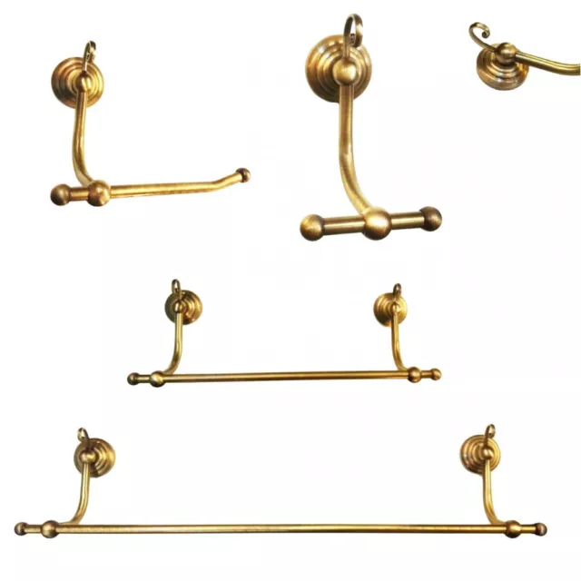 Set Zubehör Badezimmer Stil Klassisch Design Elegant Messing Bronze Locken