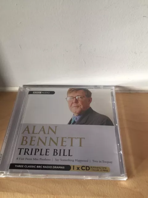 Alan Bennett.Triple Bill.Audio book cd.