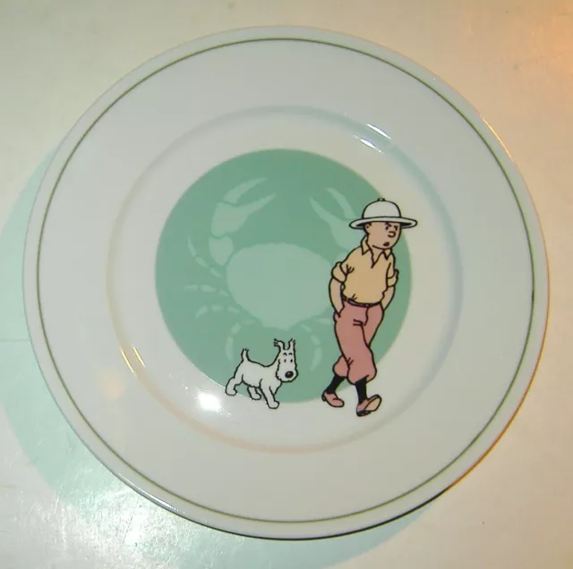 Assiette Tintin - Le Crabe aux Pinces d'Or