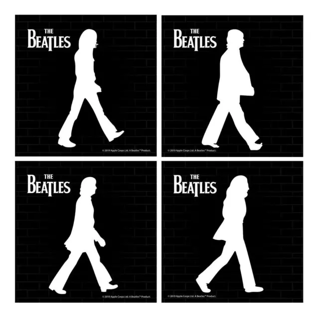 Beatles Collectible 2018 Vandor 50th Anniversary Abbey Road Coaster/Coasters Set