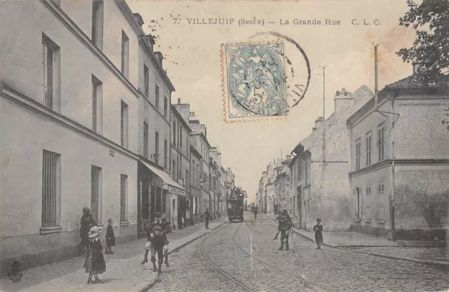 Cpa 94 Villejuif / La Grande Rue