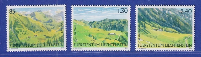 Liechtenstein 2006 Weidealpen Lawena Gapfahl Gafadura Mi.-Nr. 1424-26 **