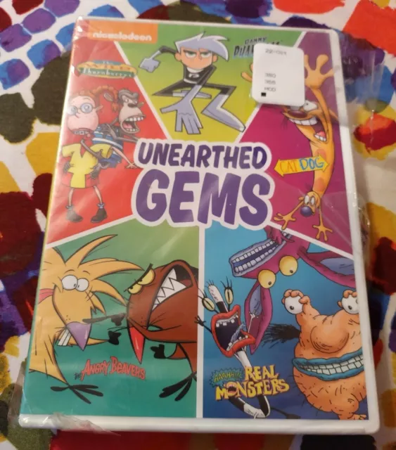 Nickelodeon Unearthed Gems DVD - Sealed Danny Phantom, The Angry Beavers, Catdog