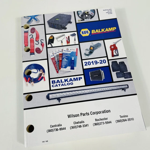 NAPA BALKAMP 101920 Catalog £13.17 PicClick UK