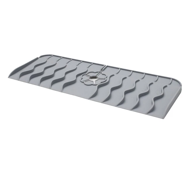 Rubinetto in silicone, onde ad acqua, rubinetto cucina, tappetino di raccolta acqua, Z9N6