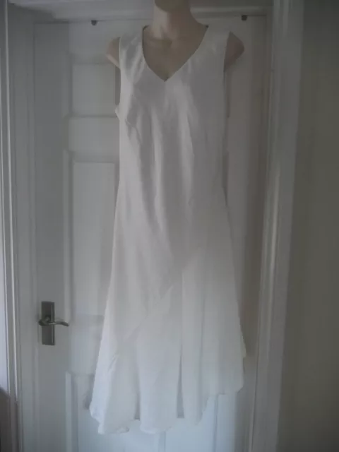 Anne Weyburn Dress Ivory Wedding Bridal Gown Summer Holiday Cruise Asymmetrical