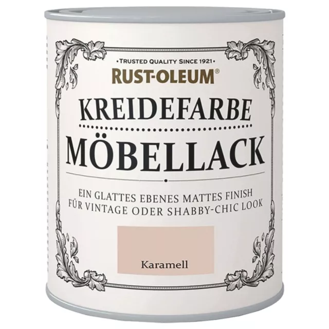 Rustoleum Kreidefarbe Karamell 750 ml - Holzfarbe Möbellack Kreidig-Matt Möbel