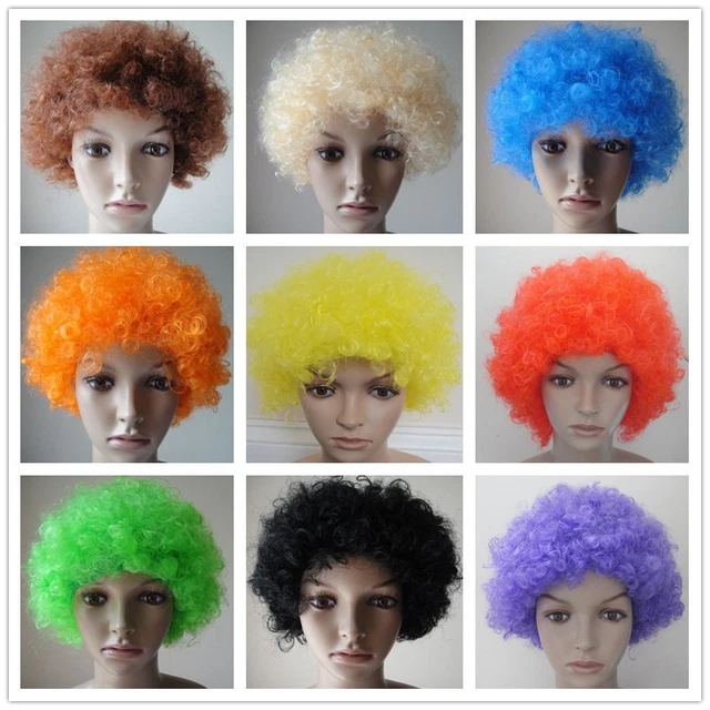 AFRO WIG FANCY DRESS ACCESSORY FUNKY LARGE