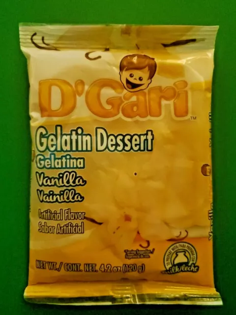 Paquete De 2 Gari Gelatina Postre Sabor A Vainilla/Gelatina De Vainilla