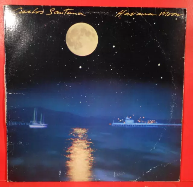 Carlos Santana Havana Moon Lp 1983 Original Press Nice Condition! Vg/Vg!!A