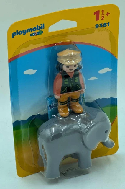 Lot Sympa Animaux Playmobil 123 – Zoo, Vache, Cheval, Éléphant… Réf 1191 – Occasion