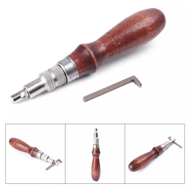 DIY Adjustable Leather Edge Stitching Kit Groover Leathercraft Groove Tools