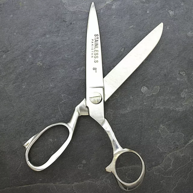 8" HEAVY DUTY STAINLESS STEEL TAILOR UPHOLSTERY SCISSORS Shears Utlity Sewing