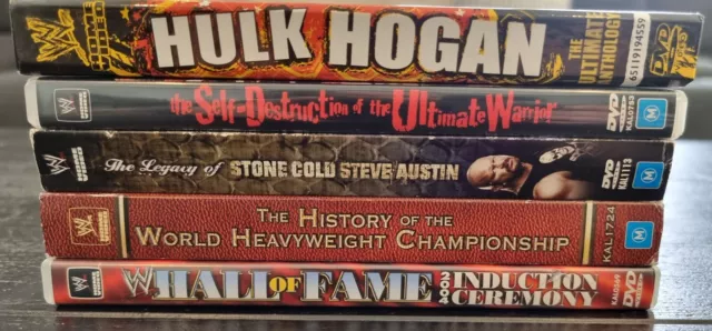 Old  Wrestling DVD'S, PAL