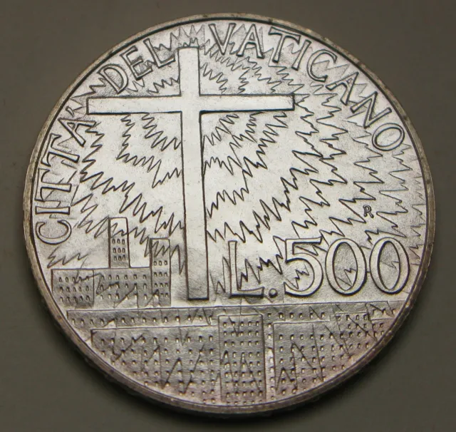 VATICAN 500 Lire 1991/XIII - Silver 0.835 - Social Doctrine - aUNC - 3342