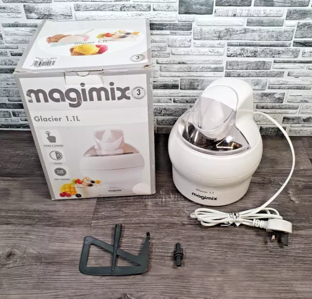 Boxed Magimix Glacier 1.1L Ice Cream Sorbet Frozen Yoghurt Dessert Maker