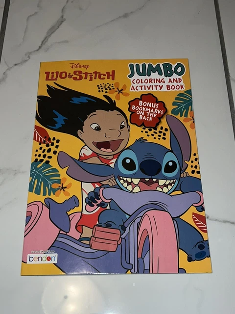 DISNEY LILO AND stitch jumbo coloring and activity book new £3.23