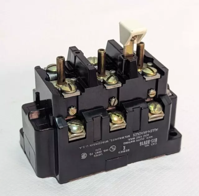 Allen-Bradley 815-BOV16 Series K 815 Overload Relay 3 Pole Starter Nema Size 001