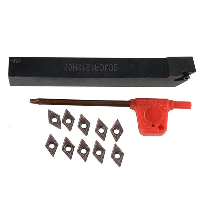Tool Holder Carbide Insert DCMT0702 Insert Lathe Turning Tool SDJCR1212H07