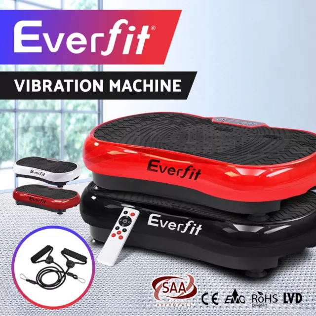 Everfit Vibration Machine Machines Platform Plate Vibrator Exercise Fit Gym Home