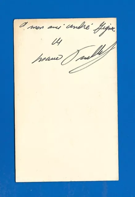 Mario Tremblay Autograph Nhl Postcard Montreal Canadiens