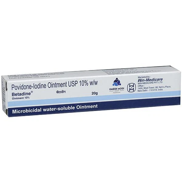 BETADINE POVIDONE-IODINE OINTMENT 10% Antiseptic Skin Infection Burns ...