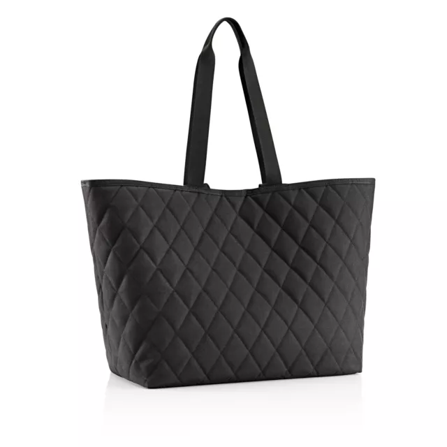 Classic Sac de Courses XL Extra Large Par Reisenthel Rhombe Noir DL7059 3