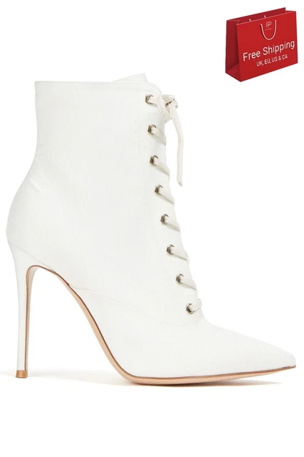 RRP €905 GIANVITO ROSSI Grosgrain Ankle Boots US7 UK4 EU37 Made in Italy RRP €905 GIANVITO ROSSI Grosgrain Ankle Boots US7 UK4 EU37 Made in Italy